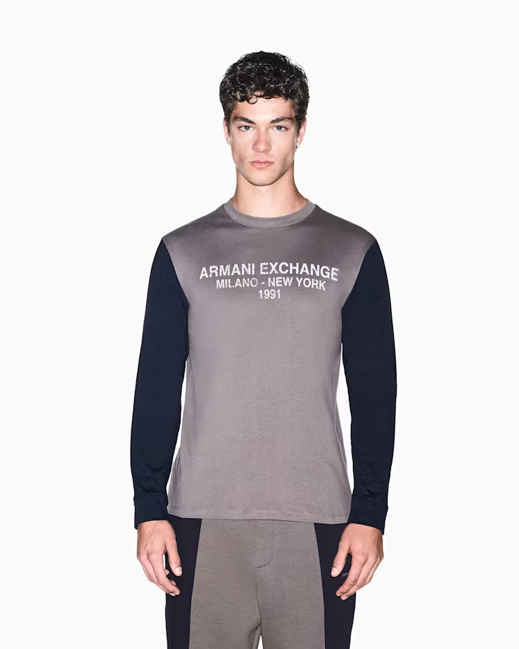 T-SHIRT A MANICHE LUNGHE ARMANI EXCHANGE