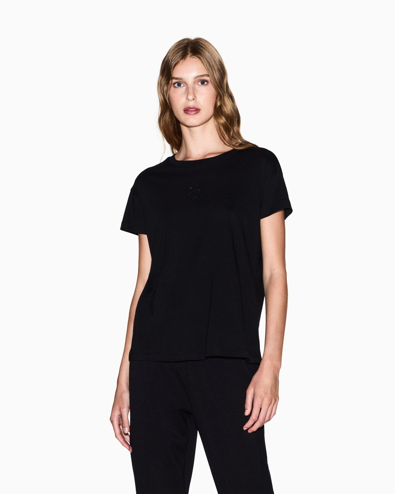 T-shirt boyfriend con logo Icon Armani Exchange