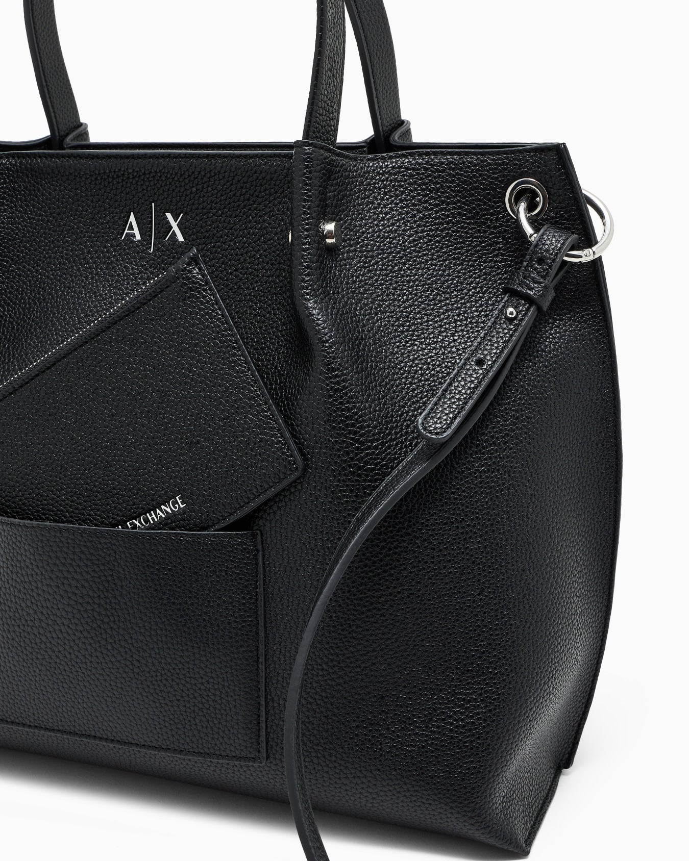 Borsa shopper con pochette Armani Exchange