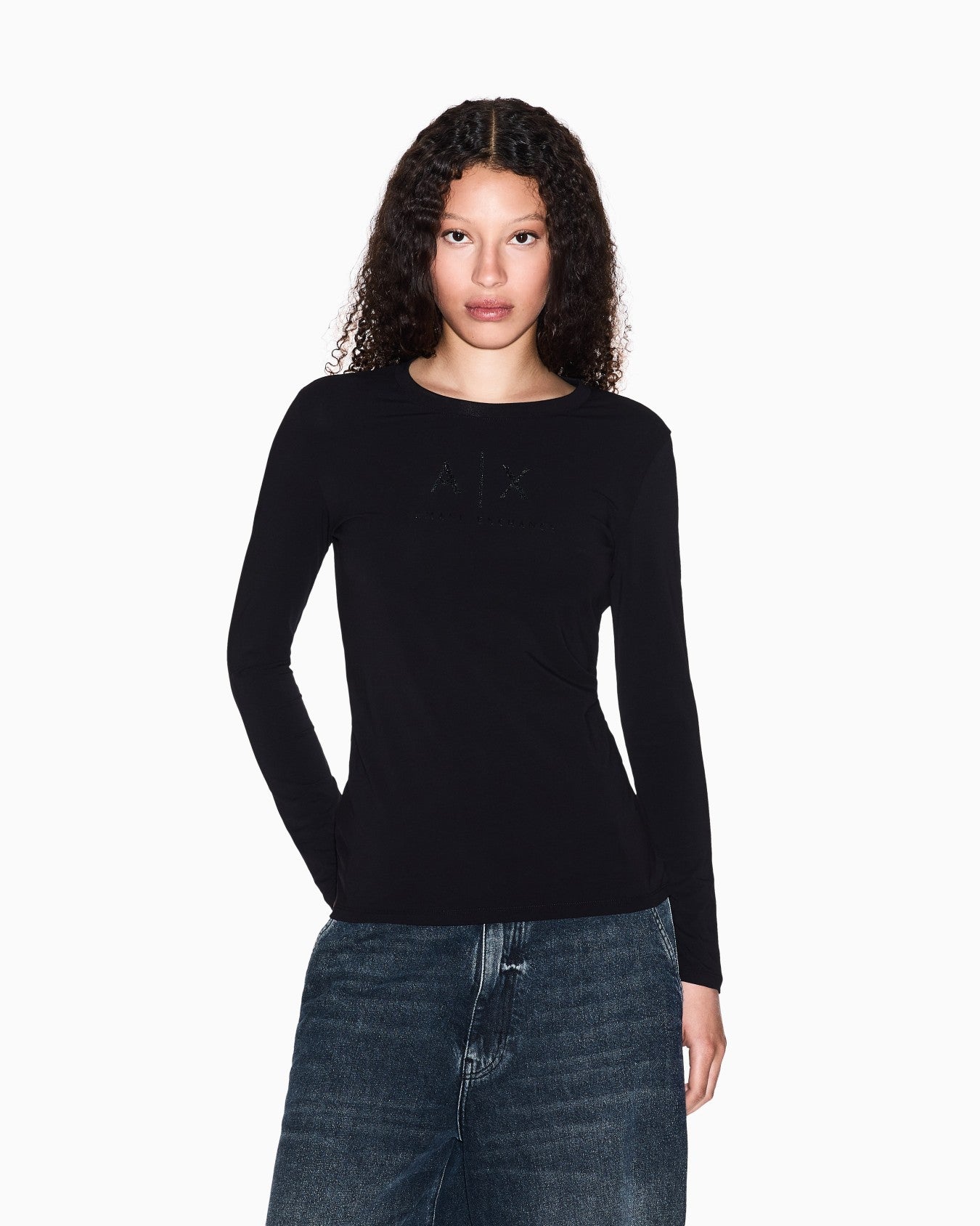 T-shirt a maniche lunghe Armani Exchange