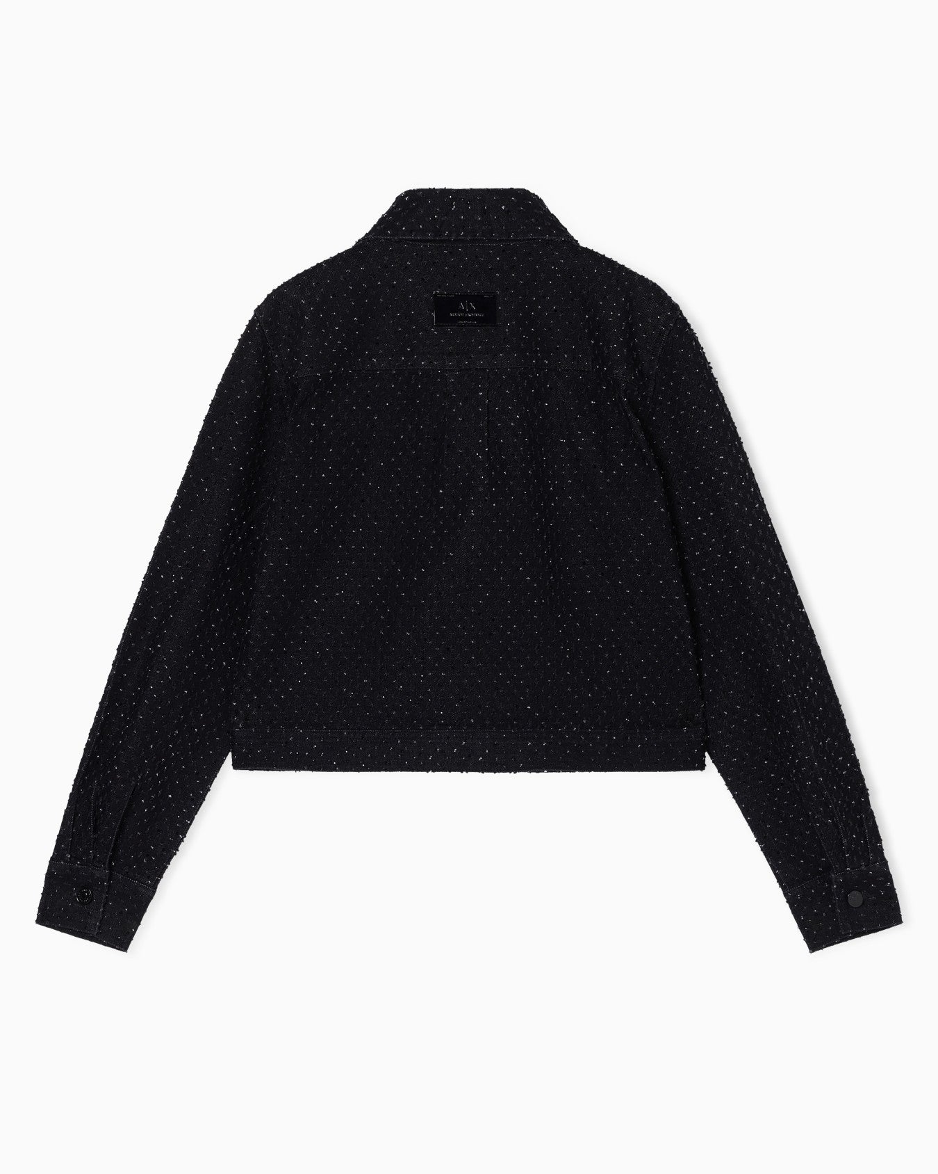 Giacca in denim rigido di cotrone Armani Exchange