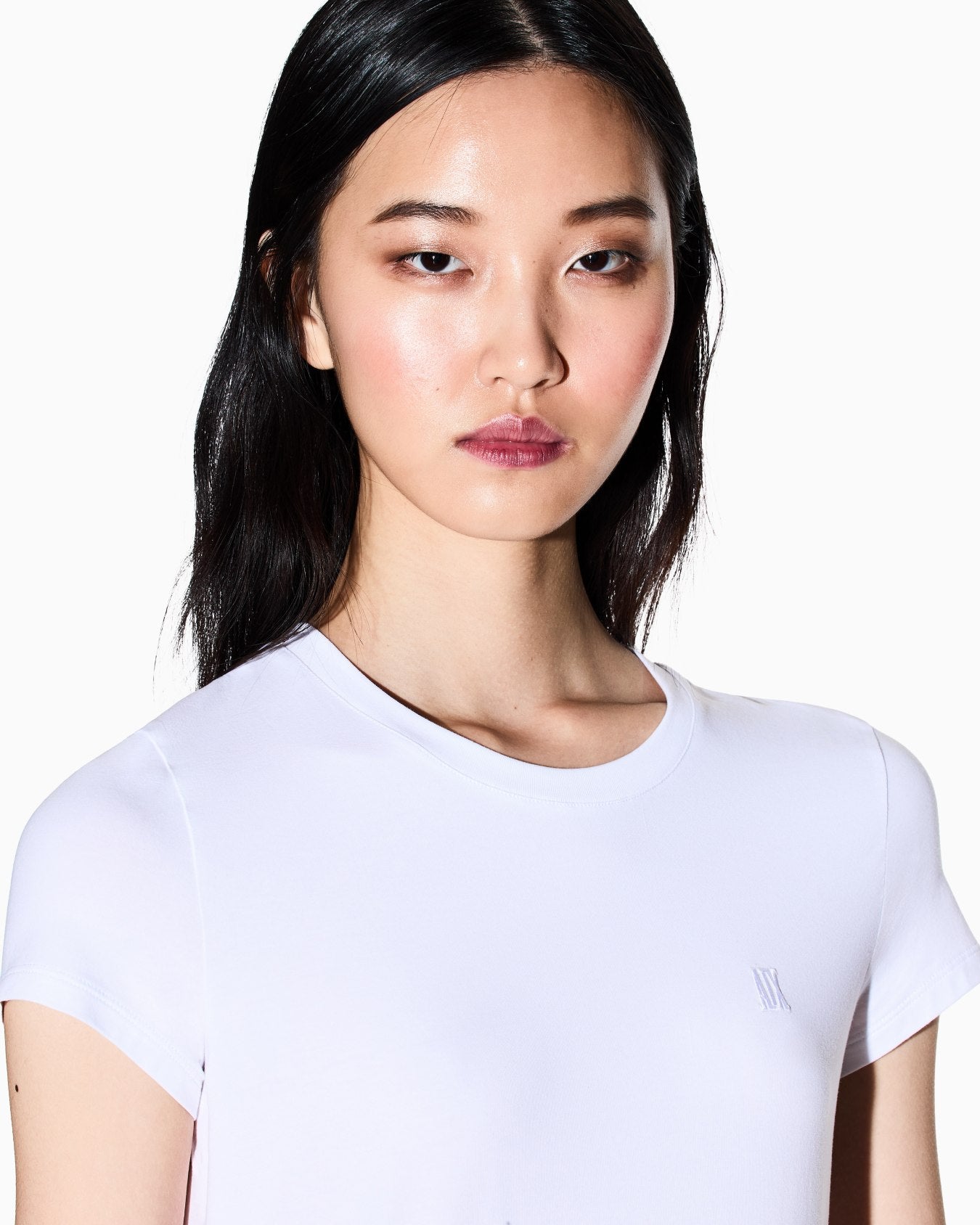 T-shirtslim fit in cotone Armani Exchange