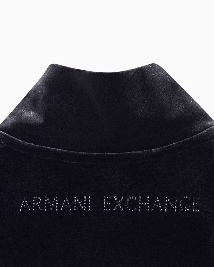 FELPA IN VELLUTO ARMANI EXCHANGE