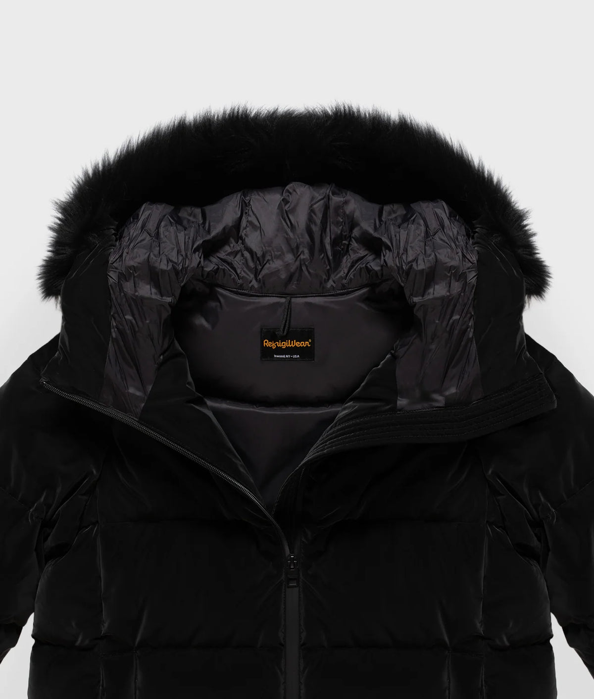 PIUMINO LUNGO CON PELLICCIA REFRIGIWEAR