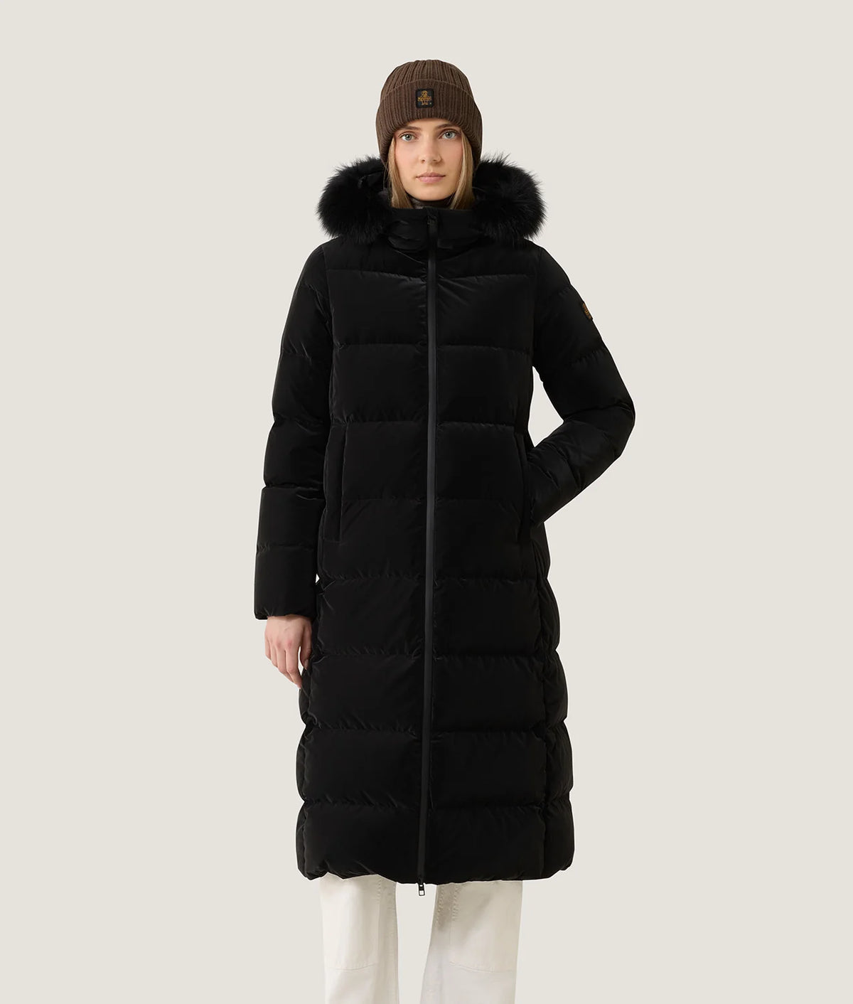 PIUMINO LUNGO CON PELLICCIA REFRIGIWEAR